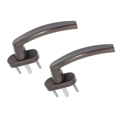 Classic Brown Window Handle - Pack of 2, 35mm Pin Included