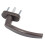 Classic Brown Window Handle - 35mm Pin Included 1