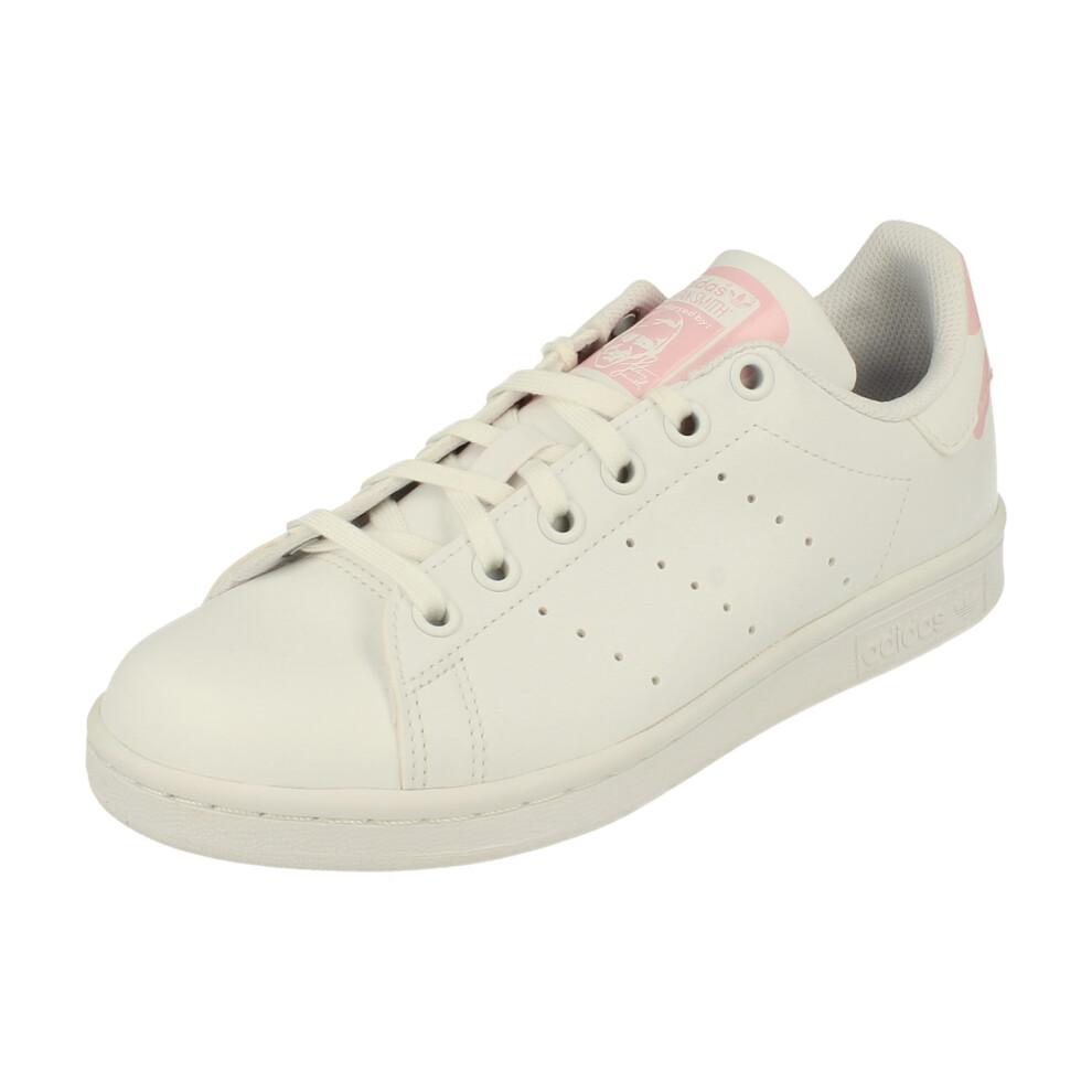 (4.5) Adidas Originals Stan Smith Junior Trainers Sneakers Eg7306