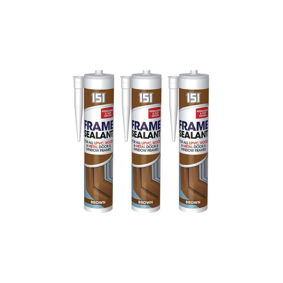 151 10024 FRAME SEALANT, Brown - Pack of 3 on OnBuy