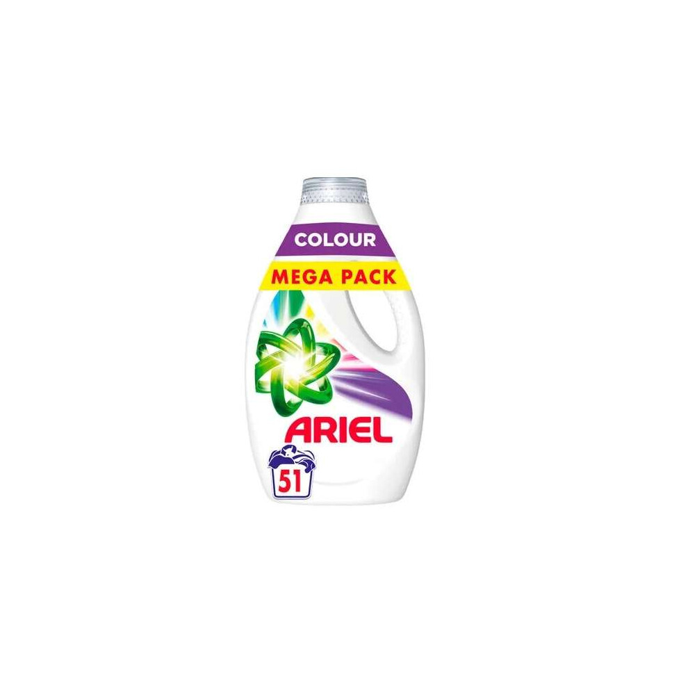 Ariel Colour Laundry Liquid Detergent 51 Washes 1.78L