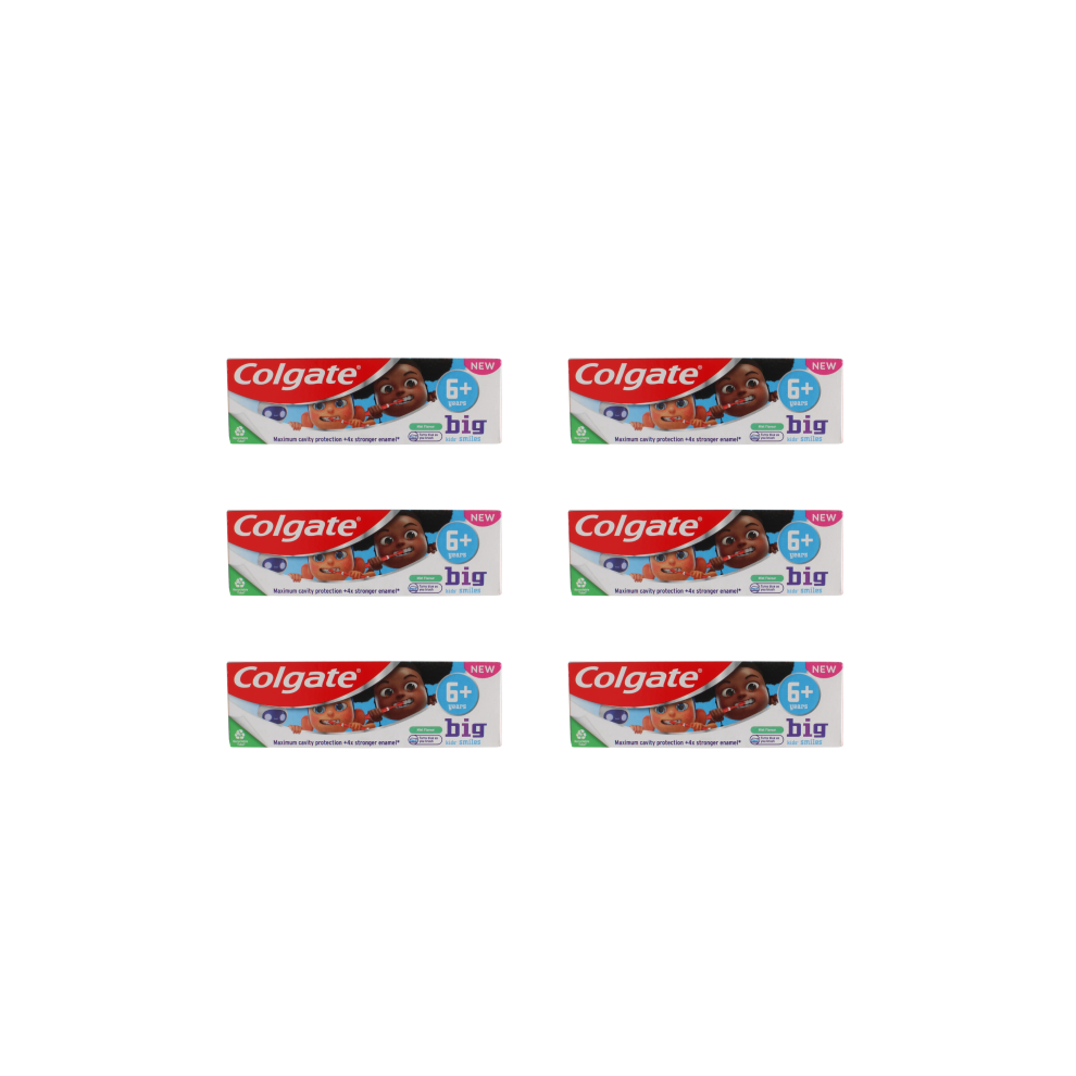 Colgate Palmolive 6 Plus Years Smiles Toothpaste - Pack of 6
