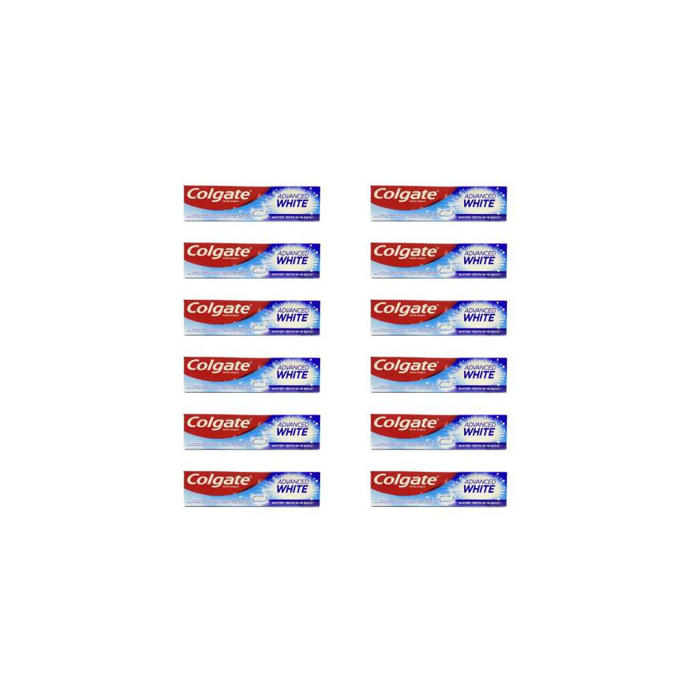 Colgate Advanced White Toothpaste 100ML - Pack of 12