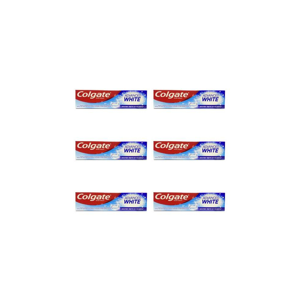 Colgate Advanced White Toothpaste 100ML - Pack of 6