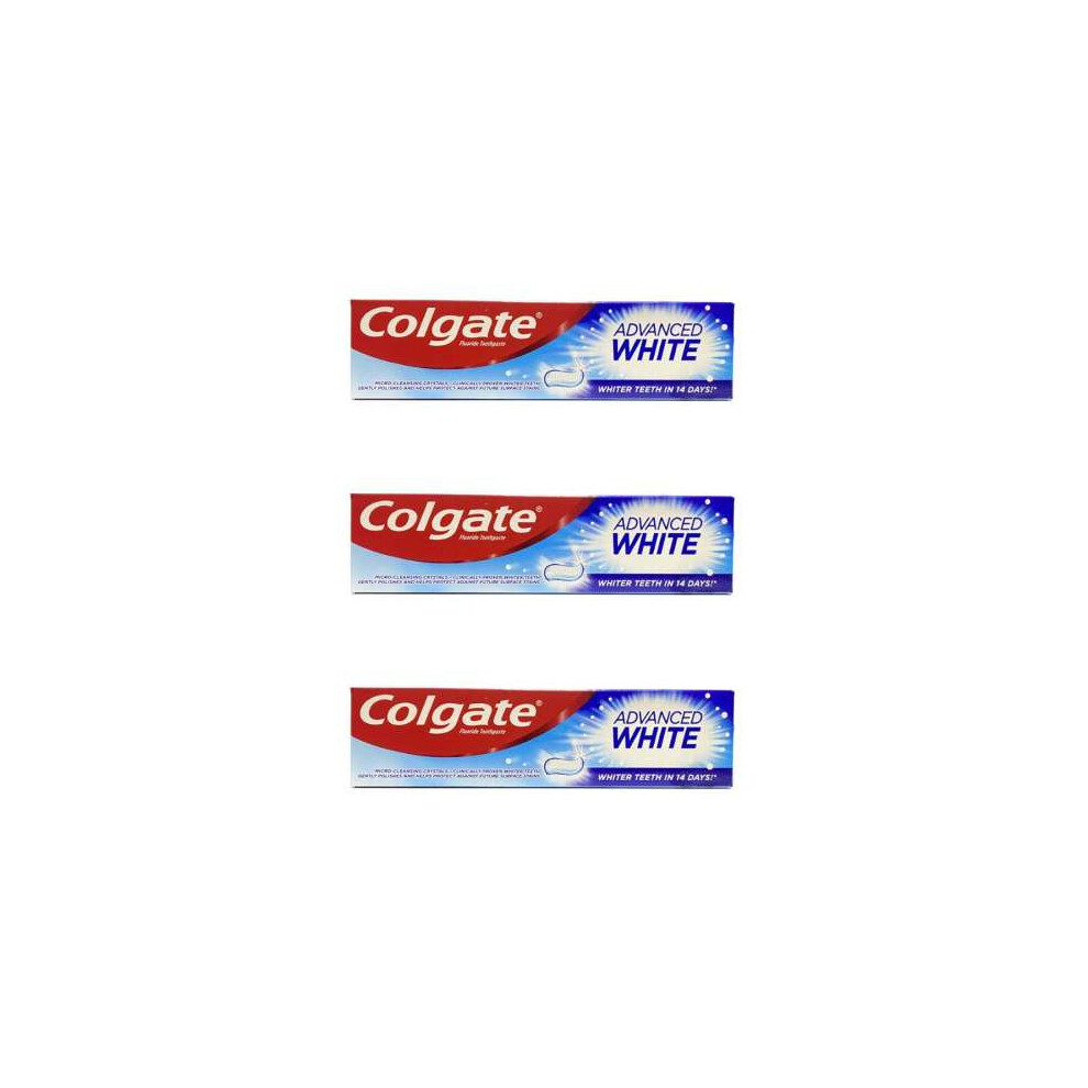 Colgate Advanced White Toothpaste 100ML - Pack of 3