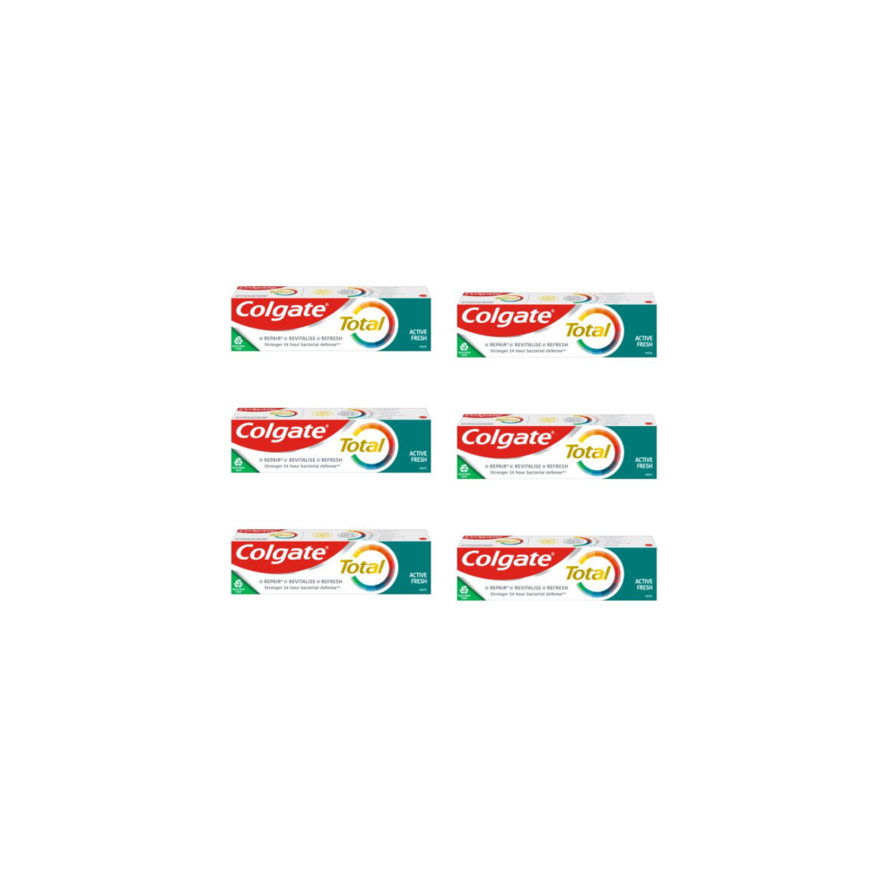 Colgate Toothpaste Active Fresh 75ML - Pack of 6