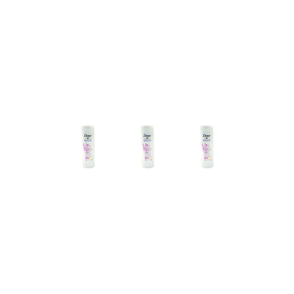 Dove Glowing Care Body Lotion Lotus 400ML - Pack of 3