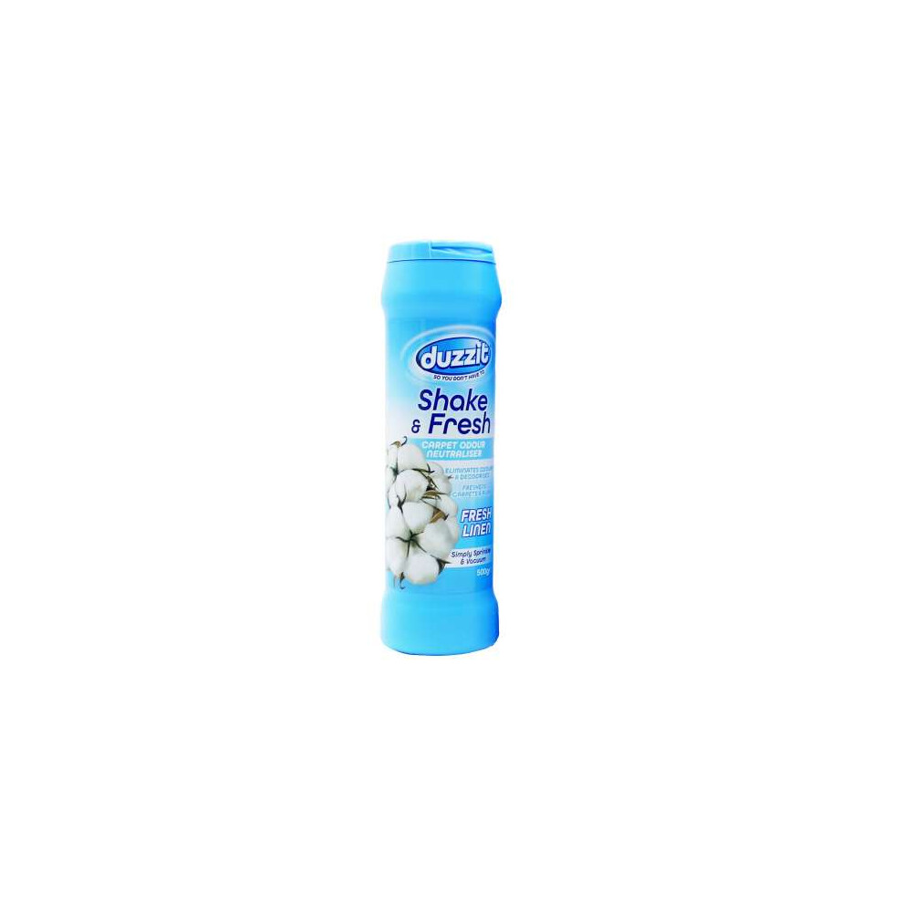 Duzzit Shake & Fresh Carpet Odour Neutraliser Fresh Linen 500G