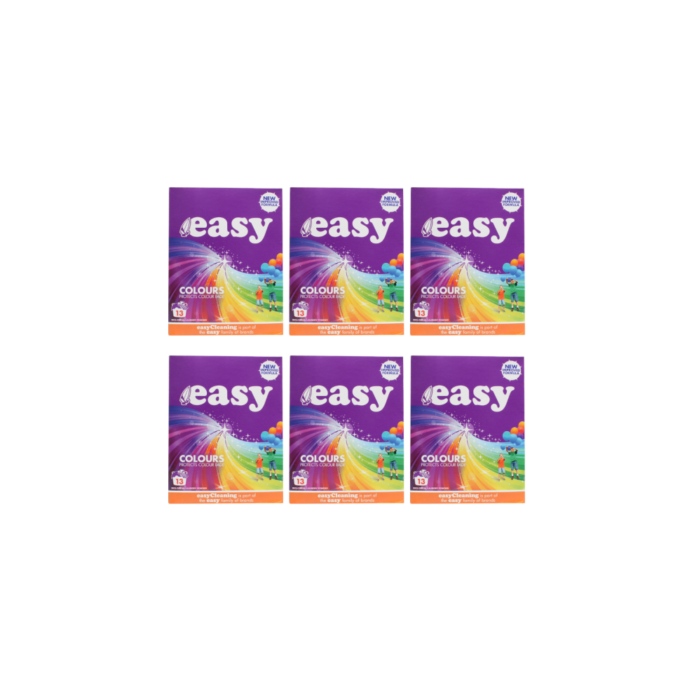 EASY Colours Biological Laundry Powder 884g - Pack of 6