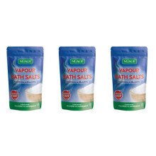 Nuage Decongestant Vapour Bath Salts for Easy Breathing, 450g - Pack of 3