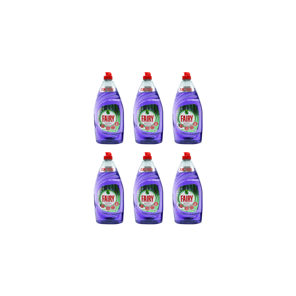 Fairy - Fairy HDW Platinum Quick Wash Wild Berry Dishwashing Liquid - 820ml - Pack of 6