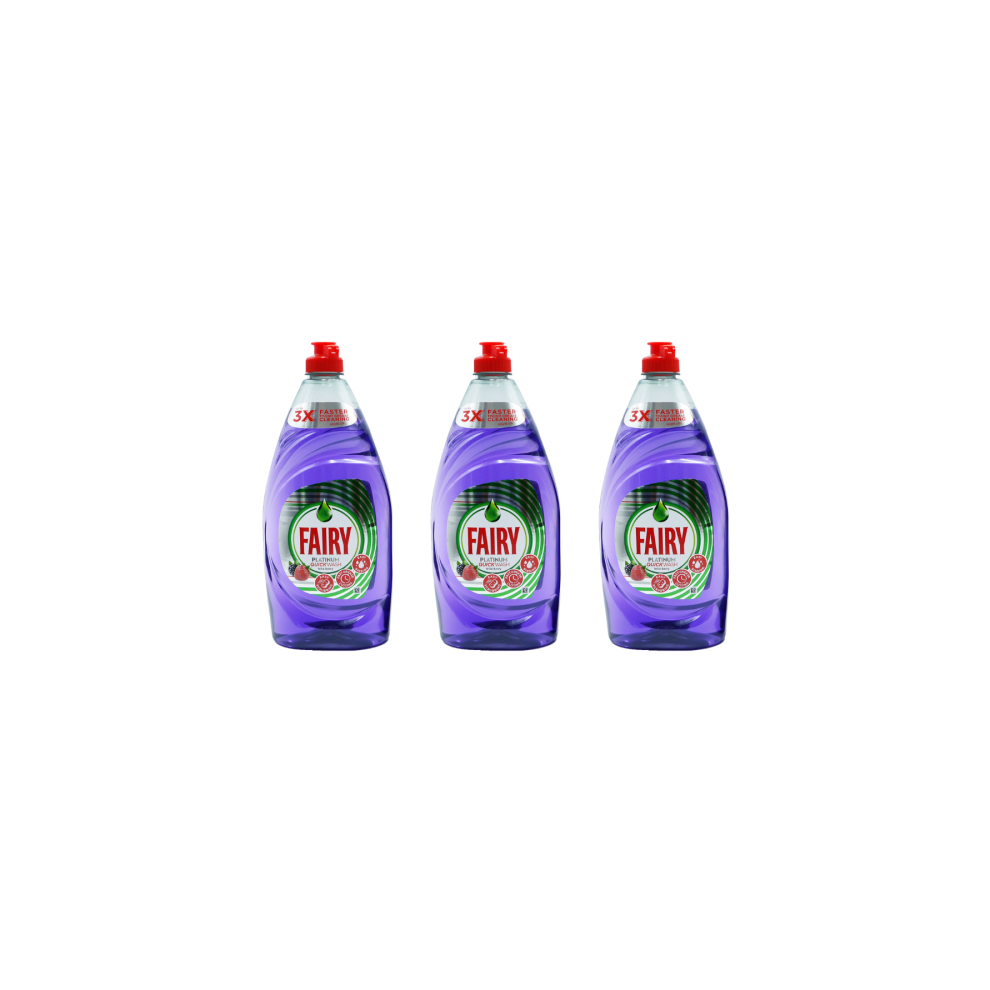 Fairy - Fairy HDW Platinum Quick Wash Wild Berry Dishwashing Liquid - 820ml - Pack of 3