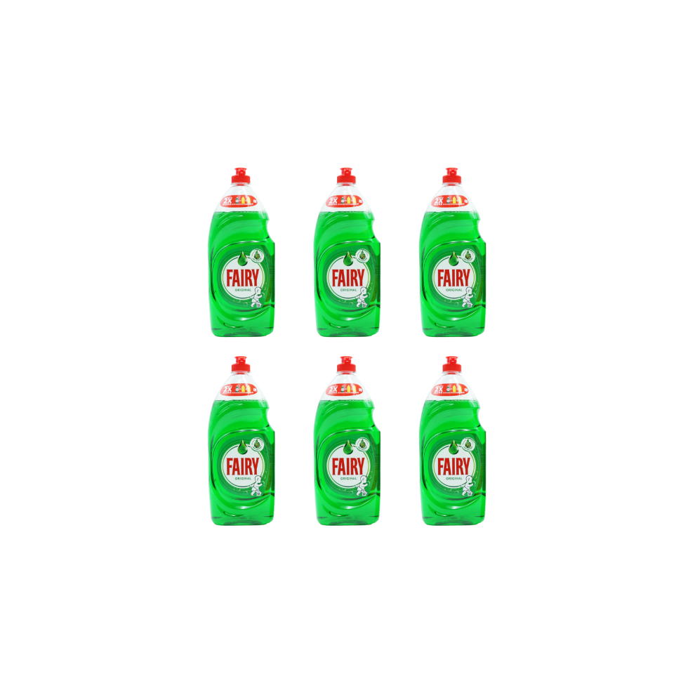 Fairy Original Washing Up Liquid, 1015 ml - Pack of 6