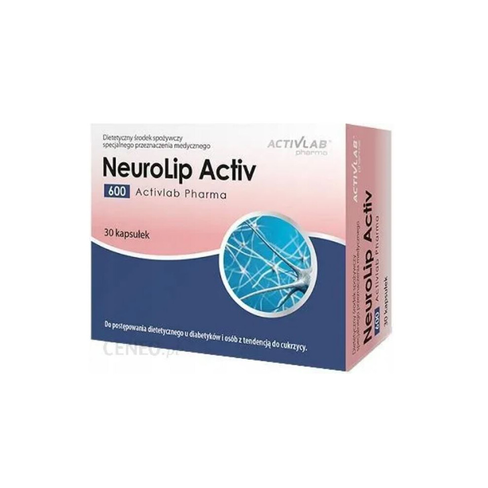 Polskie Suplementy Neurolip Activ 600 30 Kaps Activlab Carbohydrate Metabolism Disorders Diabetis