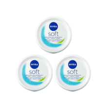Nivea Soft Lotion Refreshing Moisturising Cream 200ml - Pack of 3