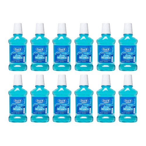 Oral-B Oral B Mouthwash Complete Lasting Freshness Arctic Mint 250ml - Pack of 12