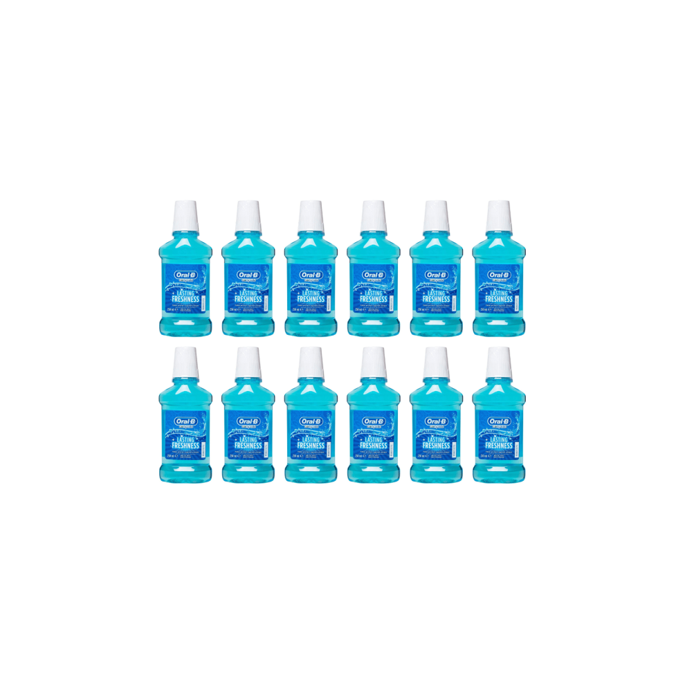 Oral B Mouthwash Complete Lasting Freshness Arctic Mint 250ml - Pack of 12