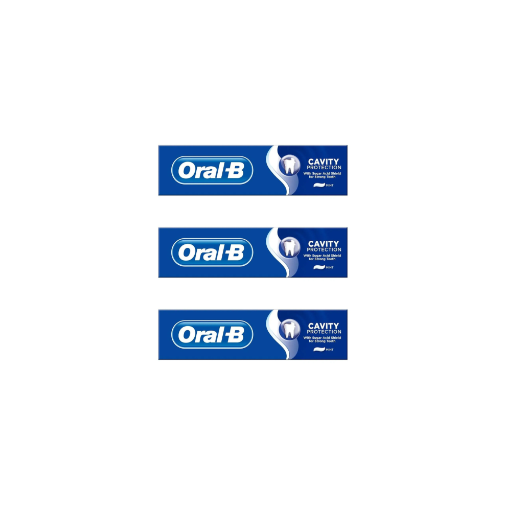 Oral-B Toothpaste Cavity Protection Mint 100ml - Pack of 3