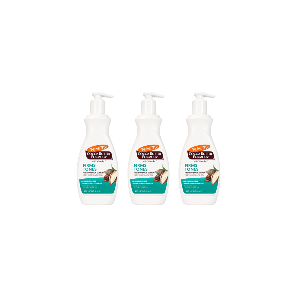 Palmer's Cocoa Butter Firming Body Lotion 400ml - Pack of 3