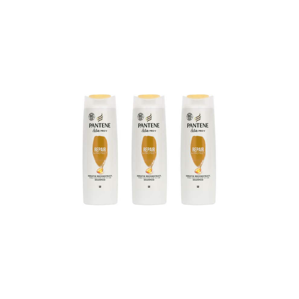 Pantene Active Pro-V Shampoo Repair & Protect 400ml - Pack of 3