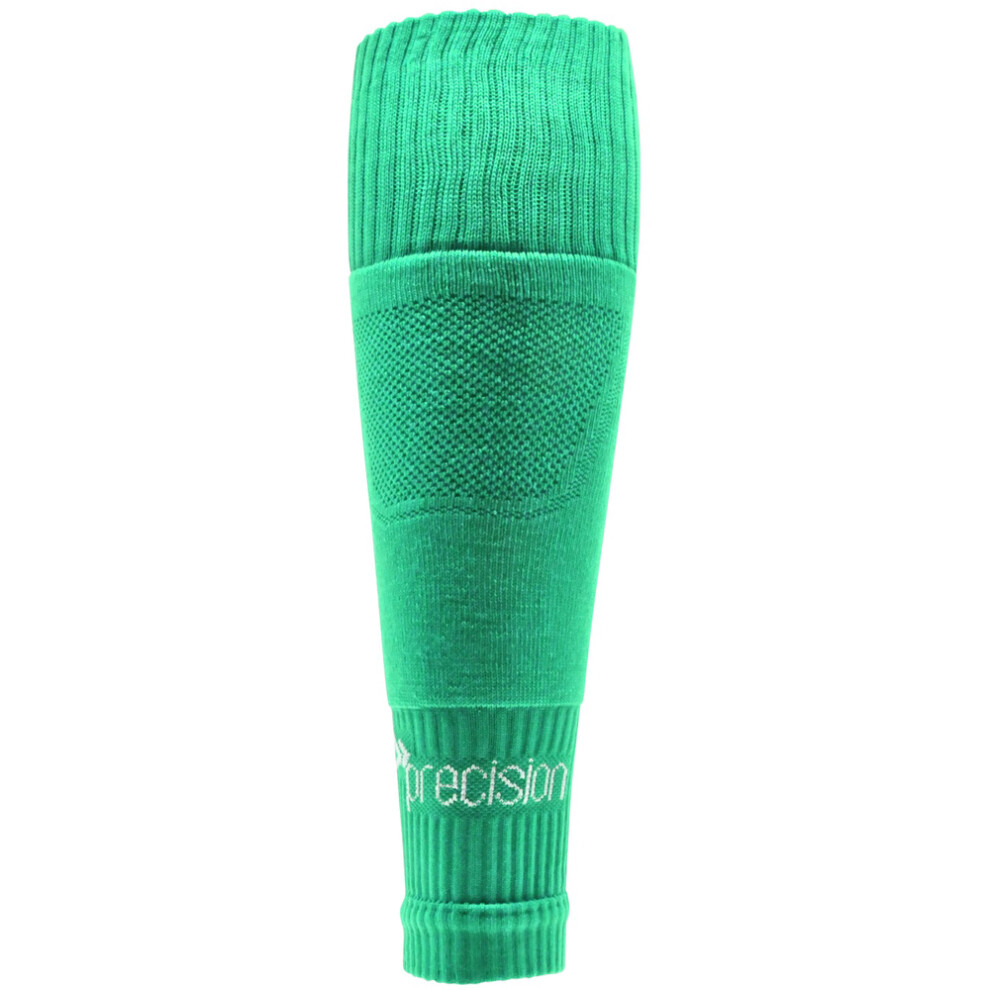 ADULT SIZE 7-12 Pro Footless Sleeve Football Socks - EMERALD GREEN Stretch Fit