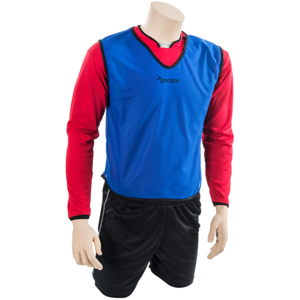 50 Inch Adult Lightweight Sports Training Bib - ROYAL BLUE Plain Football Vest