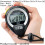 Loops PRO 025 Handheld Stopwatch Lap Timer - Water & Shock Resistant - 1/100 Second 2