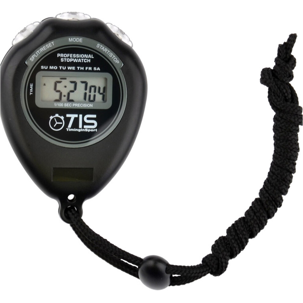 Loops Pro 025 Handheld Stopwatch Lap Timer - Water & Shock Resistant - 1/100 Second