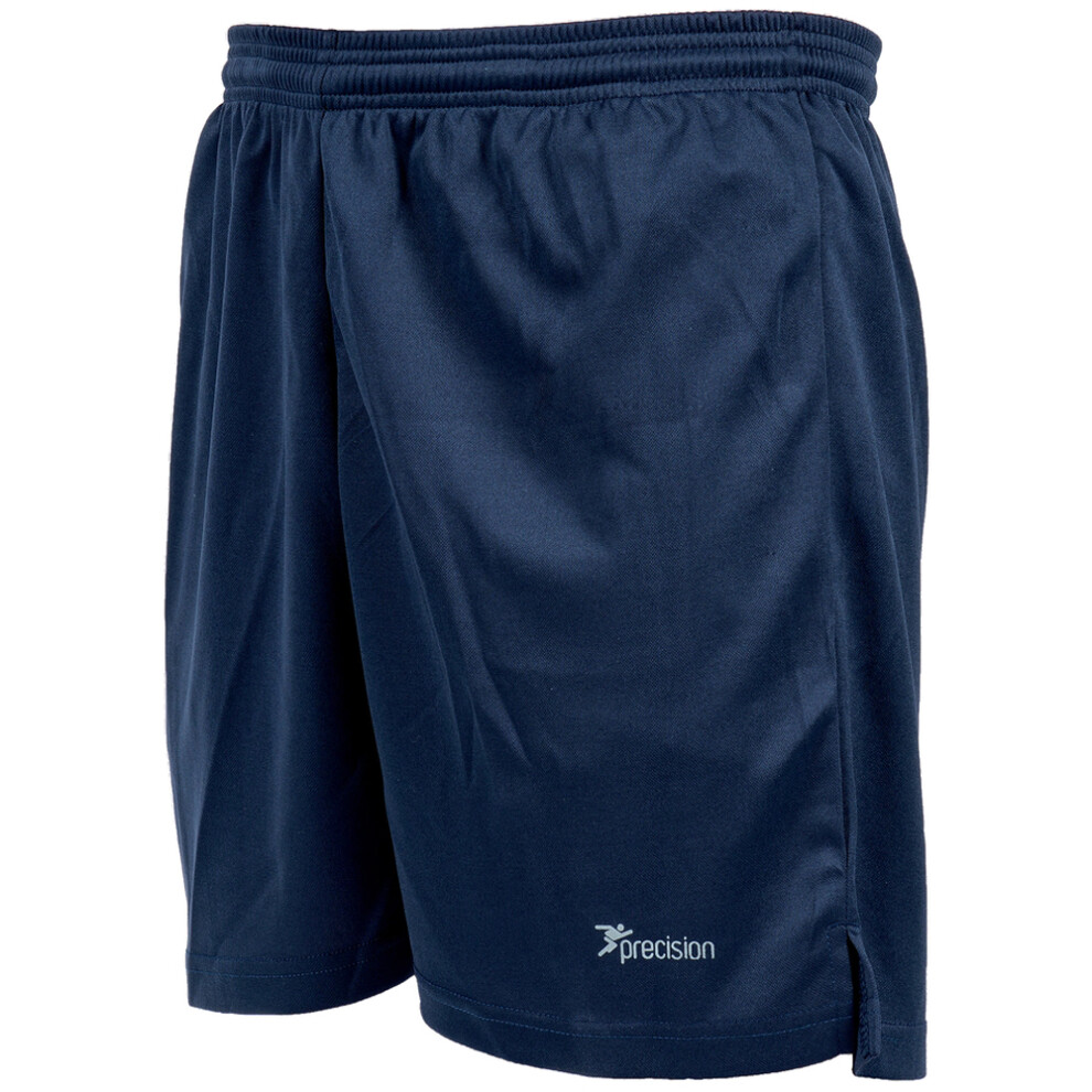 L ADULT Elastic Lightweight Football Gym Training Shorts - Plain NAVY 38-40"