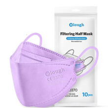 (Light Purple) 20pcs/30pcs Ffp2 Kn95 Mask Protection Mask 4 Layers Protective Mask Anti Dust Pollution Face Mask
