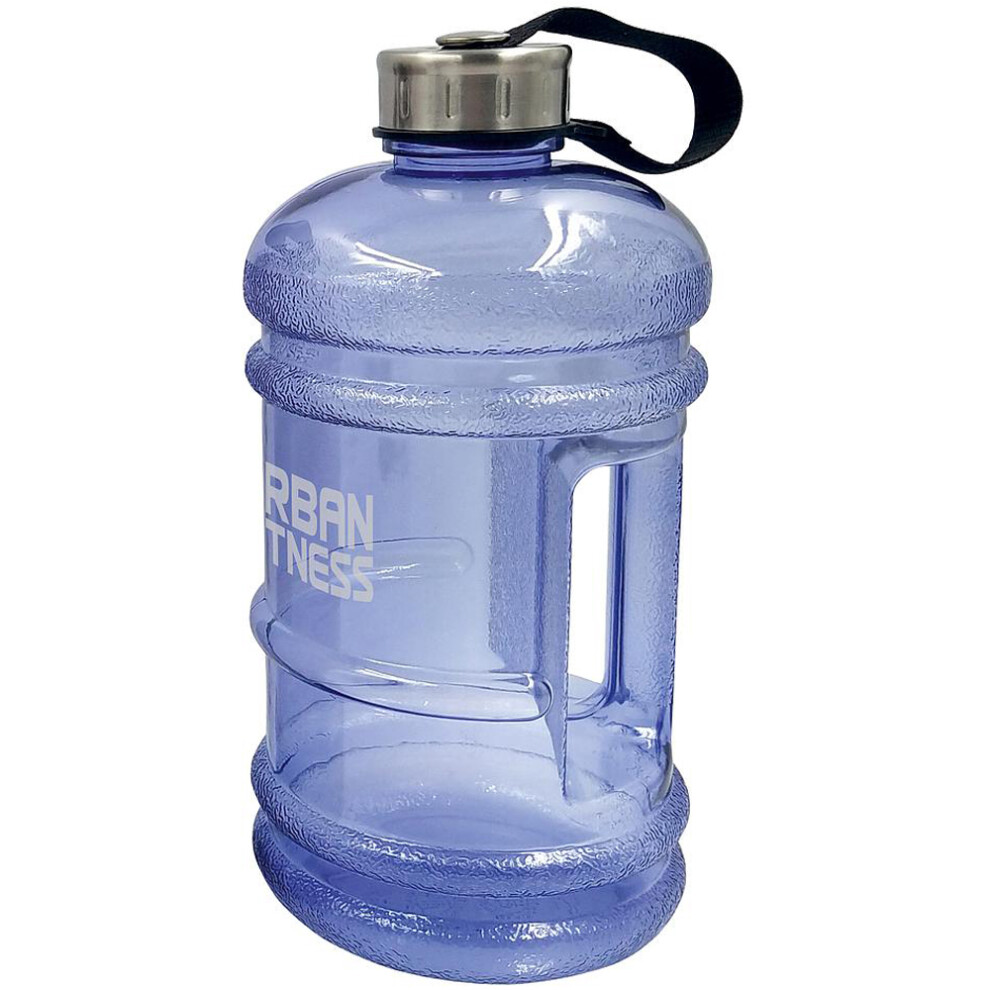 2.2L Large Water Bottle - Gym Keg Barrel - BLUE Screw Top & Sturdy Handle-image-OPC-PDNS9YW-NEW