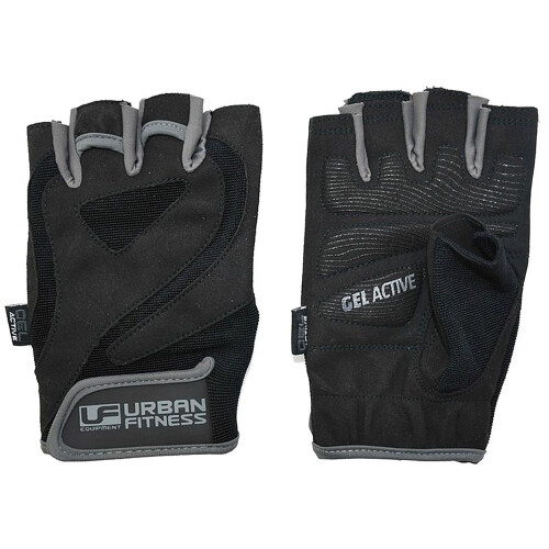 Loops MEDIUM Gel Gym Training Gloves - Grip & Comfort - Barbell Pull Up Dumb-bell