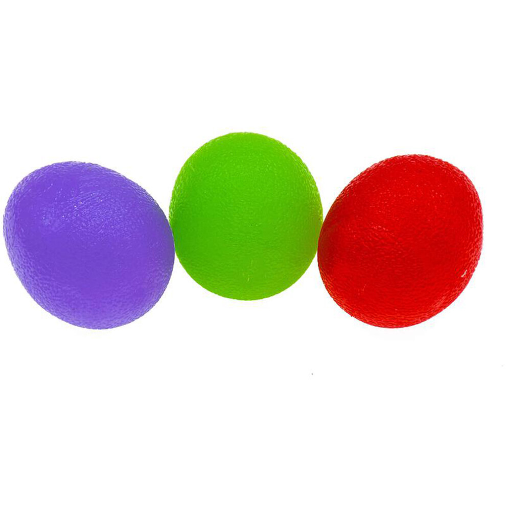 Medium Resistance Egg Power Grip - Forearm Finger Strength Trainer Stress Ball