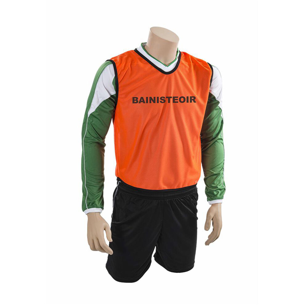 ADULT GAA Officials Bib - Bainisteoir Fluo Orange - Machine Washable Vest