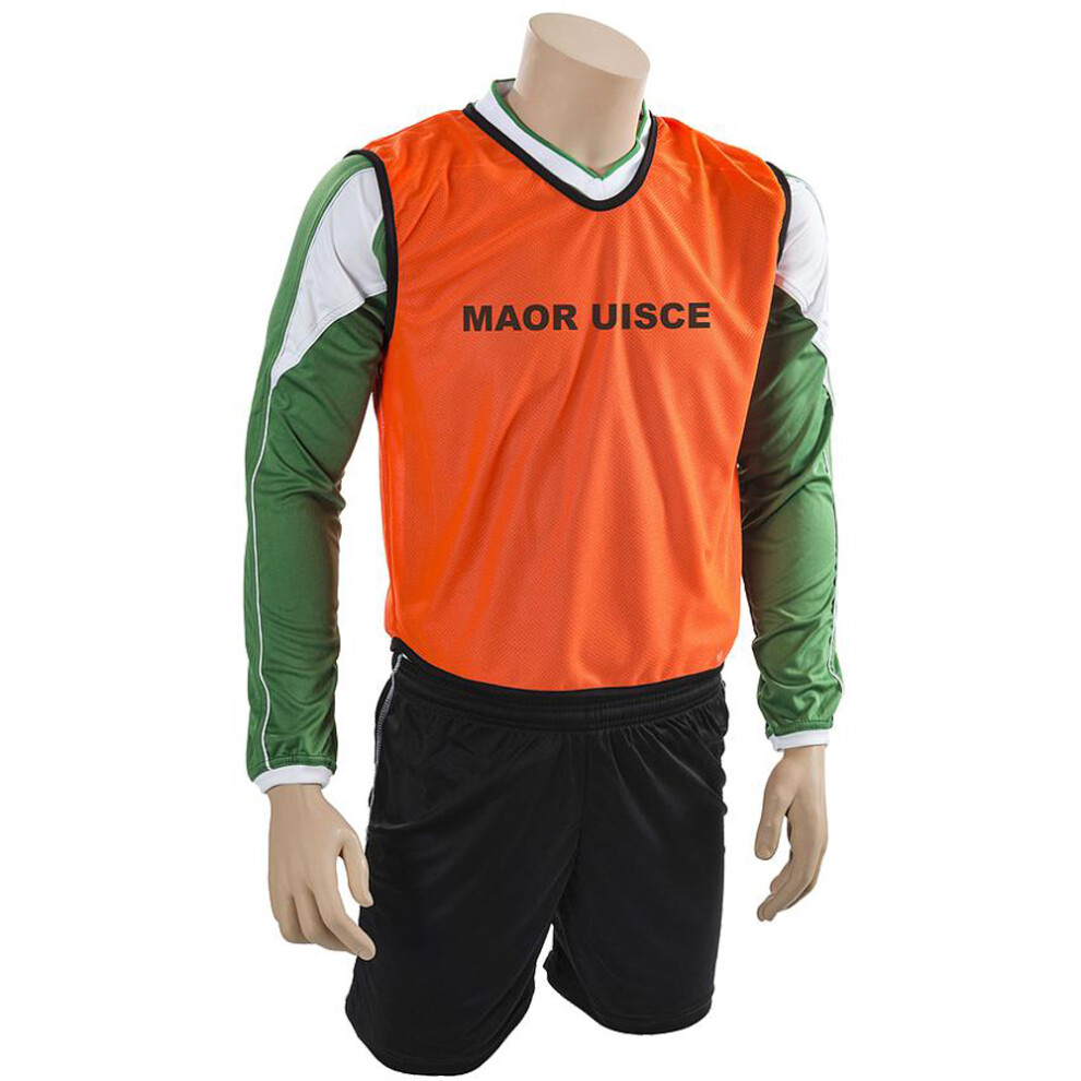 Loops Adult Gaa Officials Bib - Maor Uisce Fluo Orange - Machine Washable Vest