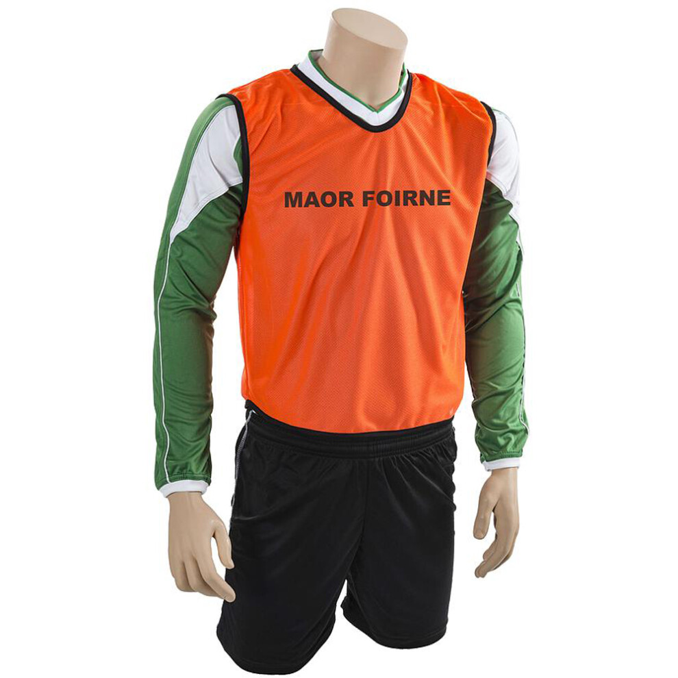 Loops Adult Gaa Officials Bib - Maor Foirne Fluo Orange - Machine Washable Vest