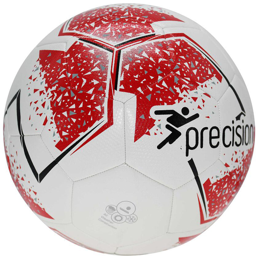 FIFA IMS Official Quality Match Football - Size 5 White/Red/Black 3.5mm Foam