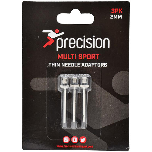 Loops 3 PACK - 2mm Thin Ball Inflator Needle Adapters - Football Pump Screw Thread