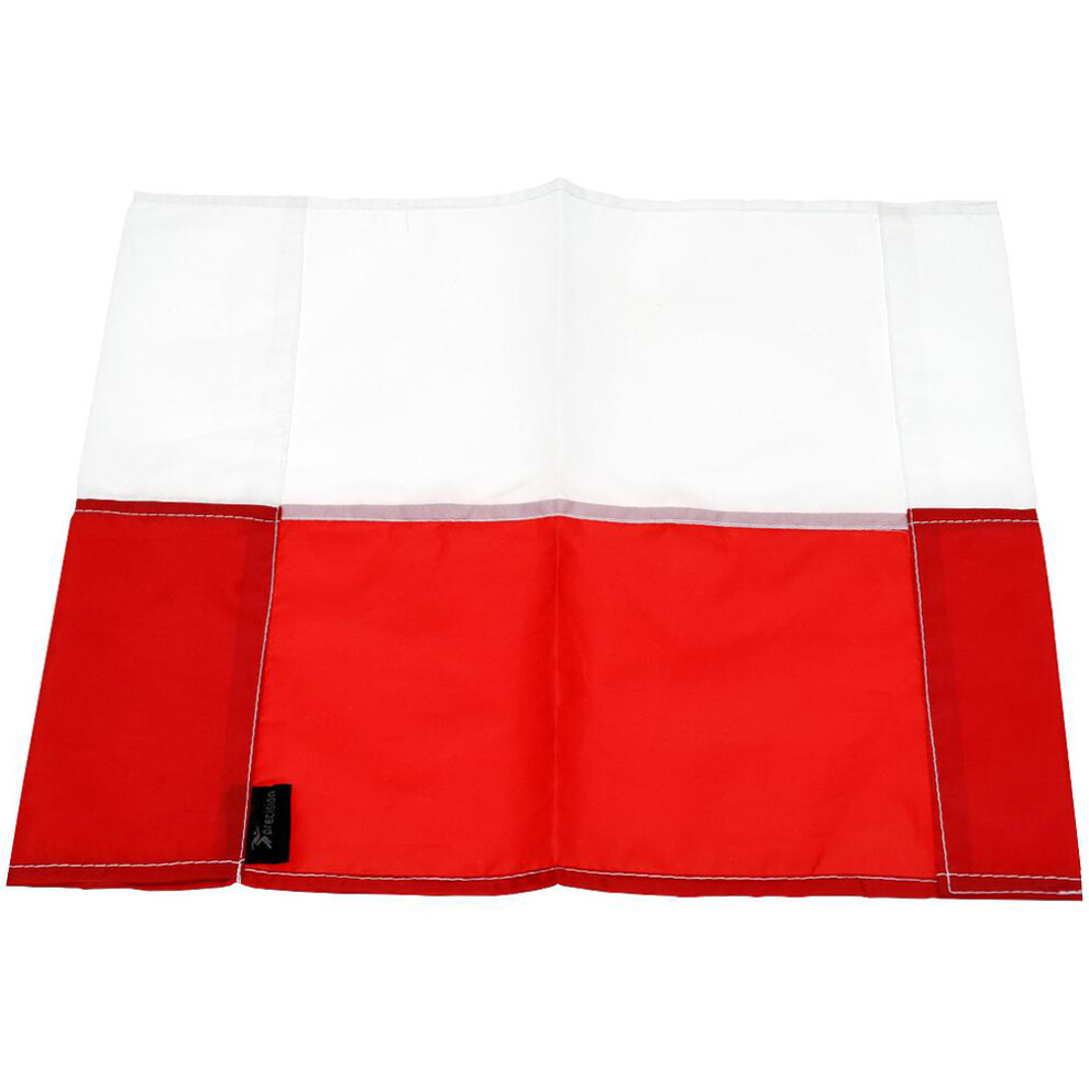 Single All Weather Football Corner Flag -RED & WHITE - Outdoor Polyester-image-OPC-PDNSCS7-NEW