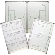 90 x 120cm Double Sided Folding Football Tactics Board - 27 Markers Dry Wipe Pen