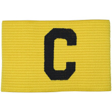 Adult Captains Armband - YELLOW - Football Rugby Sports Arm Bands Big C