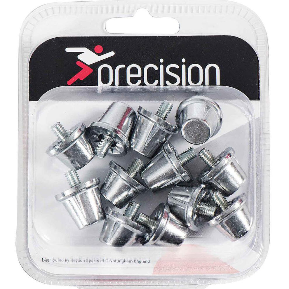 Loops 12 Pack - Metal Alloy Football Studs - 8X 13Mm & 4X 16Mm - Screw In Soft Ground