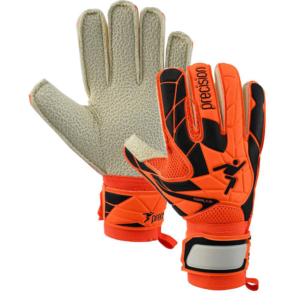 Size 11 Professional ADULT Goal Keeping Gloves - Flat Cut Turf Keeper Glove