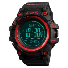 (Red) Skmei 1358 30m Waterproof Digital Watch