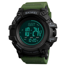 (Army Green) Skmei 1358 30m Waterproof Digital Watch
