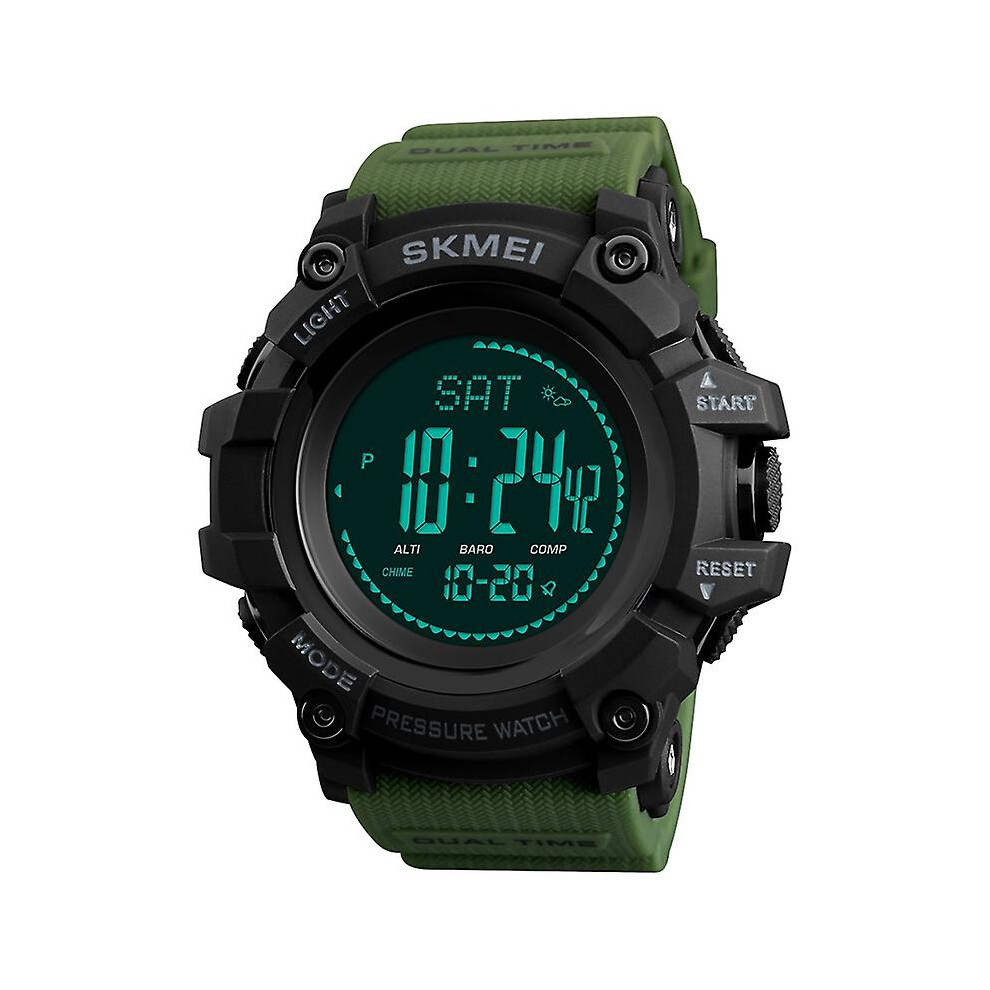 (Army ) Skmei 1358 30M Waterproof Digital Watch Green