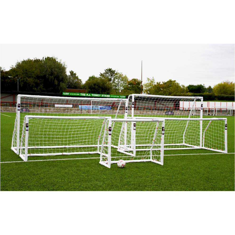 Loops 16 X 7 Feet Match Approved Football Goal Post Spare Net - All Weather Outdoor
