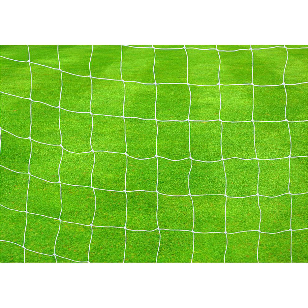 Loops Pair - 2.5Mm Knotted Football Goal Net - 16 X 7 Feet 9 A Side U12 Outdoor Rated