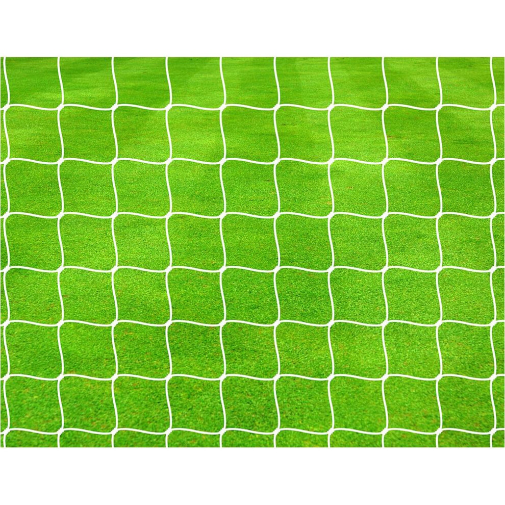 Loops Pair Pro 4Mm Braided Football Goal Net - 21 X 7 Feet 11 A Side U14 Outdoor Rated