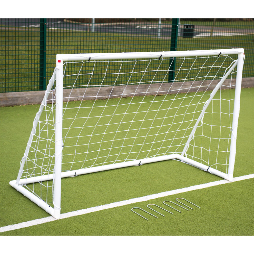 Junior / Kids Garden Football Nets Goal & Anchors Set - 6 x 4 Feet - All Weather